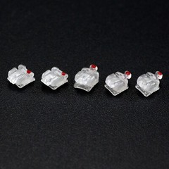 Dental Orthodontic Ceramic Self Ligating Brackets Roth MBT 022 Damon Clear Ormco