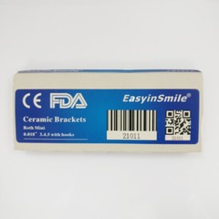 20Pcs/Kit Dental Orthodontic Ceramic Brackets Roth/MBT Orthodontia Brace Dentisy