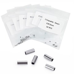 Dental Orthodontic Crimpable Hook Mini Stop Stopper On Archwire Small / Large