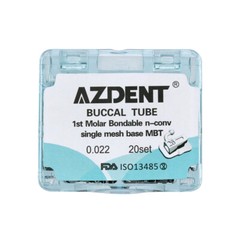 Dental Orthodontic Buccal Tube Mesh Base Split Bondable 1st Molar MBT.022