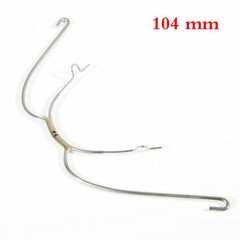 10Pcs Ortho Dental Stainless Steel Extraoral Face Bow With Cuspid Hook 6 Type