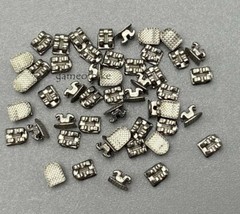 Dental Orthodontic Brackets Braces Mini Roth 022 Slot Hook 3 Metal Bulk pack