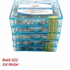 Dental Orthodontic Buccal Tube 1st 2nd Molar Tube Roth MBT 022/018 FDA CE