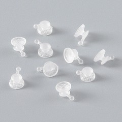 10 Pcs/Pack Dental Orthodontic Composite Ceramic Clear Lingual Button Bondable