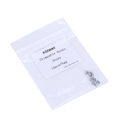 100pcs AZDENT Dental Orthodontics Crimpable Hooks Stops Type for Arch Wires