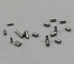 Dental Orthodontic Crimpable Hook Stopper Crimpable Mini Stop Tube Bracket 0.5mm
