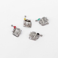 Dental Orthodontic Self Ligating Brackets Braces Mini Roth.022 Hook 345 MacDent