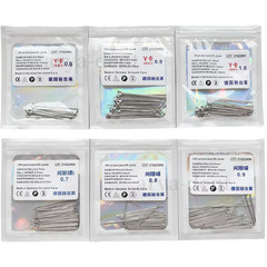 10pcs Dental Ball Retainer J Clasp Wire Oblique Clasps Bars Y-Type Scheu Style