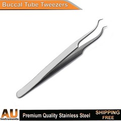 Orthodontic Buccal Tube Tweezers Forceps Dental Bonding Placing Holding Plier