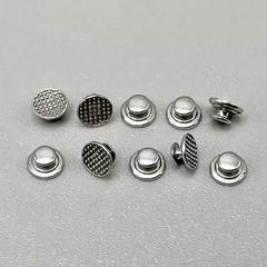 Dental Orthodontic Lingual Button Crimpable Mesh Base Hook Bondable Button Chain
