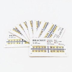 10Pack Dental Orthodontic Monoblock Metal Brackets Brace 18/22 Edgewise Roth MBT