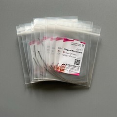 5Bags Dental Orthodontic Lingual Retainers Mesh Base 2.0/1.2mm Universal Lingual