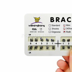 10x Dental Orthodontic Braces Bracket Mini Roth 0.22″Slot 345 Hooks roth #2 u