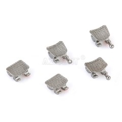10 X Dental Orthodontic Metal Bracket Braces Standard MBT Slot 0.22 Hook 3-4-5