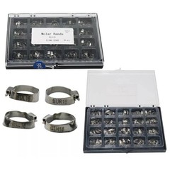 2 Types Orthodontic Dental Roth/MBT First Molar Mouth Tube Bands U2L1 16#-35#