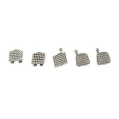 10X Dental Orthodontic Metal Brackets MIM Mini Braces Roth MBT 022 018 345 Hooks