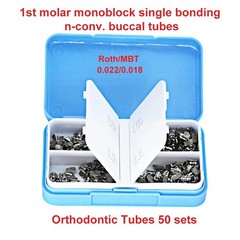 5 Boxes Dental Orthodontic 1St Molar Monoblock Buccal Tube Roth 018 Bomaoer