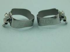 40Pcs Dental Orthodontic 1st Molar Band&Buccal Tube U3/L2 Non-convert. Roth .018