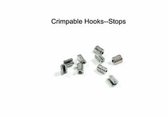 100Pcs Dental Orthodontic Crimpable Hook Stop Stops Type Hooks Open