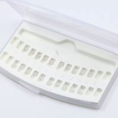 1Set / 20pcs Ceramic Self Ligiating Brackets Roth/ MBT 345 Hook 022 Slot Dental