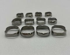 Dental Orthodontic 1st Molar Bands Plain Molar Band Size #29-44+