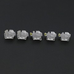 Orthodontic Self Ligating Brackets Ceramic Damon Clear Braces MBT Roth 022 345