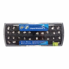 Dental Orthodontic Lingual Bracket Braces 24pcs+Buccal Tube Non-Conve 28pcs/set