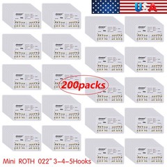 Dental Orthodontics Brackets Brace Mini Roth.022 Hooks 345 Metal 20pcs/pack