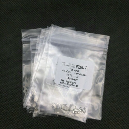 20Packs Dental Orthodontic Buccal Tubes 1st Roth .022 Molar Bondable No-con/Cov