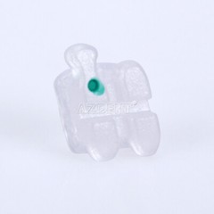 AZDENT Dental Orthodontic Ceramic Brackets Braces Roth/MBT 022 018 3-4-5 Hooks