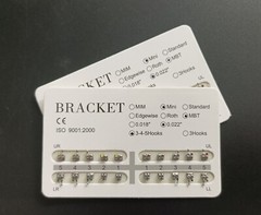 1-1000Sets Dental Orthodontic Metal Brackets Mini MBT 022 345 hooks Mesh Base