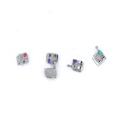 1 Kit Dental Orthodontic Molar Bracket Mini Roth 0.22 345 Hooks