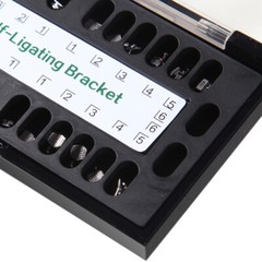 Dental Orthodontic Passive Self Ligating Brackets Roth 022 Hooks 345 Mesh Base