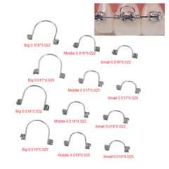 AZDENT Dental Orthodontic Torquing Torque Rectangular Spring Anterior Teeth Wire