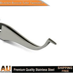 Dental Bracket Buccal Tube Tweezers Direct Bond Brackets Placing Holding Forceps