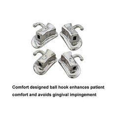 Dental Orthodontic Buccal Tubes 1st 2nd Molar Roth MBT 022 Laser Marked 40pcs