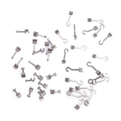 100Pcs Dental Orthodontic Crimpable Hook Long/Medium/Short /Stop Stainless Steel
