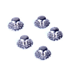 Dental Orthodontic Metal Ceramic Cleat Lingual Button Hinges Traction Hook Turbo