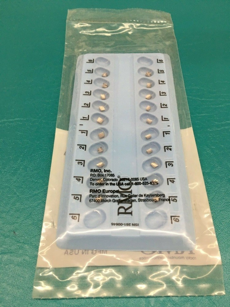 RMO Dental Orthodontic Brackets Braces #KM09200 Teeth Tooth Straight