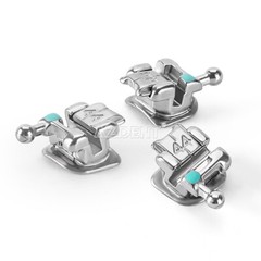 Dental Orthodontic Self-ligating Bracket Braces Mini Roth 0.022 345 with Hooks