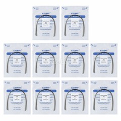 AZDENT Dental Orthodontic Niti Thermal Activated Round Arch Wire Natural Form