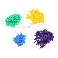 100Pc New Dental Disposable Plastic Wedges Interdental Composite Contoured 4 Siz