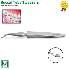 Orthodontic Buccal Tube Tweezer – Slim Tip Bracket Holder for Precise Bonding