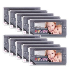 Dental Orthodontic Sapphire Clear Ceramic Braces Brackets MBT.022 Hooks 3 4 5