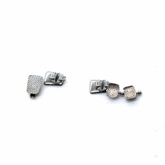 Orthodontics Dental Metal Lingual Brackets Roth 018 Braces 20/pack bomaoer