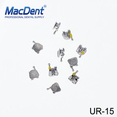 10Pcs MacDent Dental Orthodontic Metal Brackets Mesh Mini Roth 022 Hooks In Bulk