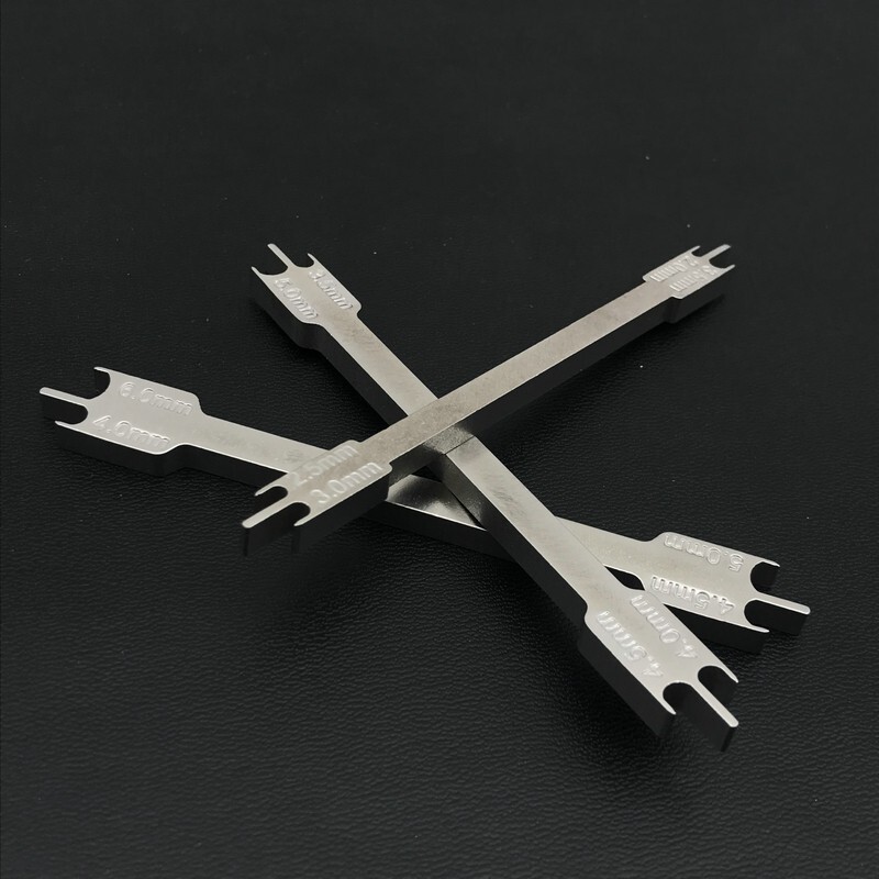 6Pcs Dental Orthodontic Bracket Positioner Bracket Placement Gauge Instrument