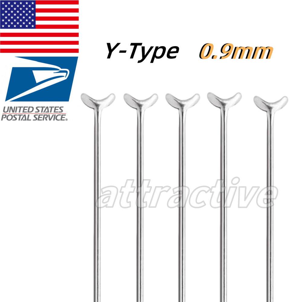 20Pcs Dental Ball Retainer J Clasp Oblique Clasps Bars Y-Type Scheu Style ⌀0.9mm