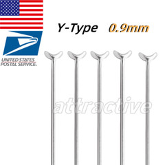 20Pcs Dental Ball Retainer J Clasp Oblique Clasps Bars Y-Type Scheu Style ⌀0.9mm