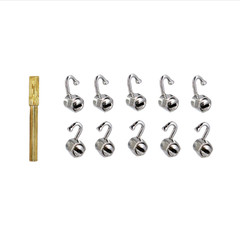 20Pcs Dental Orthodontic Crimpable Hooks Stops Locks Left+ Right With Tool